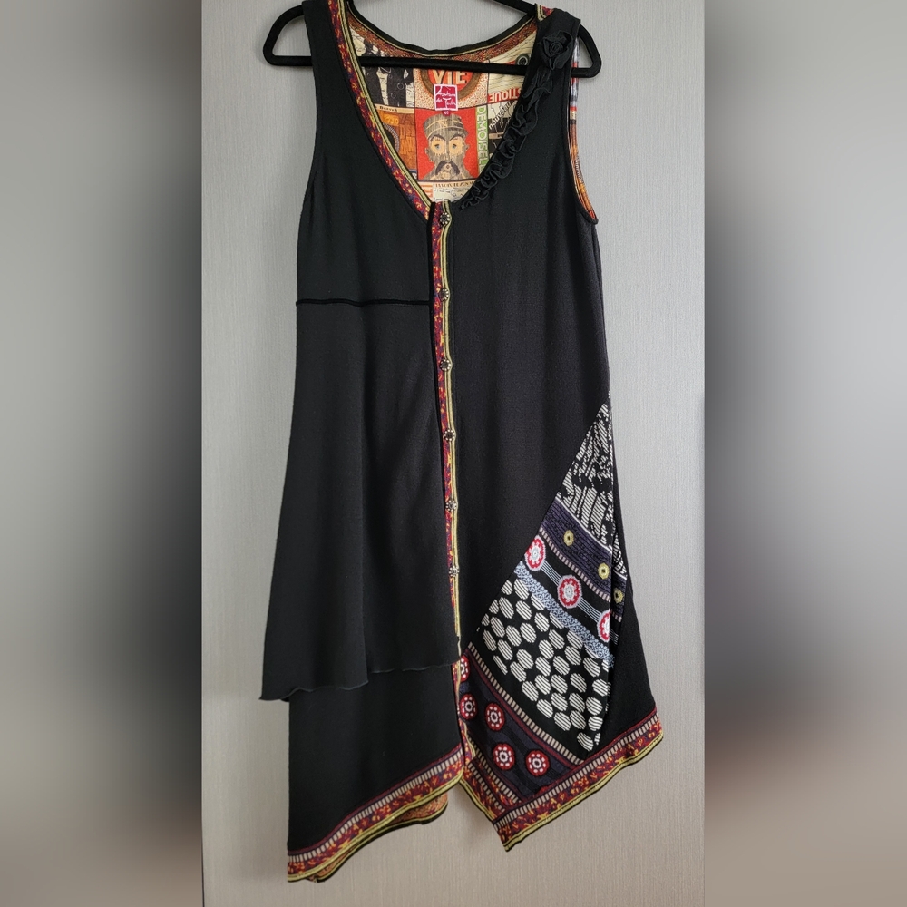 Aventures Des Toiles Asymmetrical  Dress Sz 40